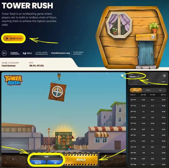Demo play